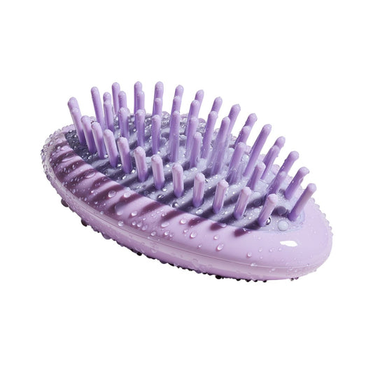 Melvura Curved Vented Detangling Hair Brush - Lavender Mist
